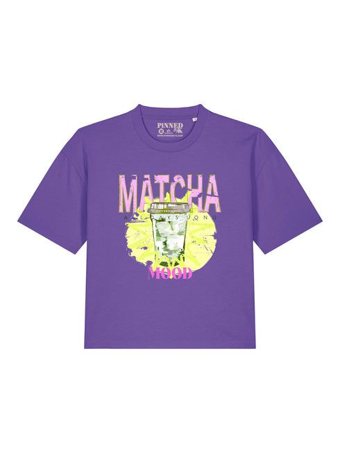 Boxy T-shirt Matcha Mood